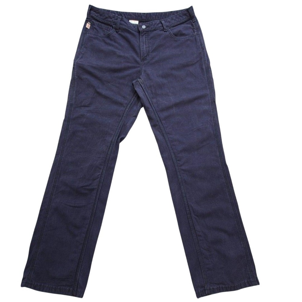 Carhartt Pants Mens 34x31 Blue Carpenter Relaxed Denim Flame Resistant Pockets